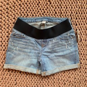 Old Navy Maternity denim shorts